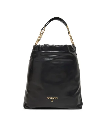 Geanta dama  model Nero K103, piele naturala, culoare neagra