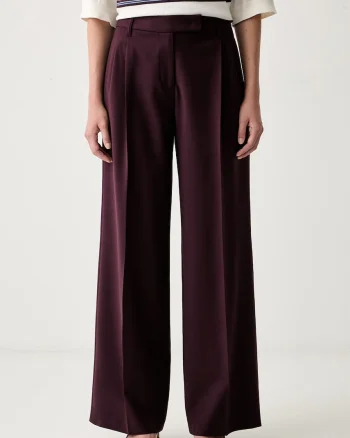 Marc O'Polo pantaloni pentru femei cu amestec de lână