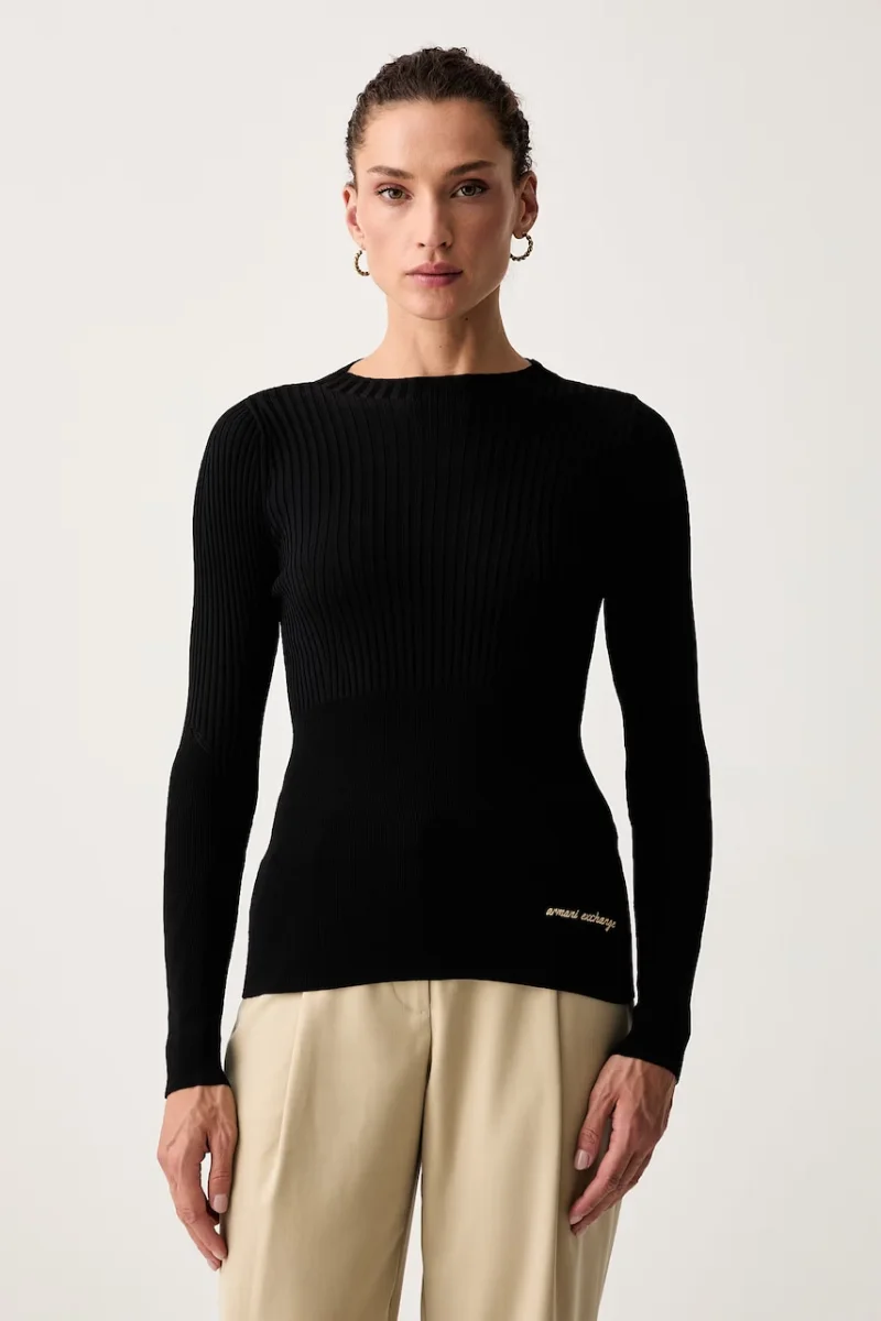 Armani Exchange pulover pentru femei cu vâscoză