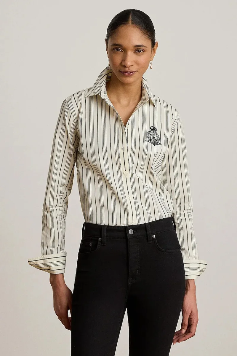 Lauren Ralph Lauren cămașă pentru femei din bumbac