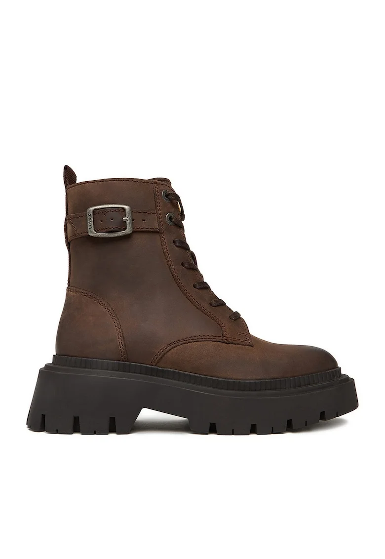 Ghete barbati CEO-WI34-JOSIA-02,  Piele naturala, Maro