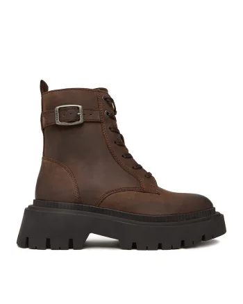Ghete barbati CEO-WI34-JOSIA-02,  Piele naturala, Maro