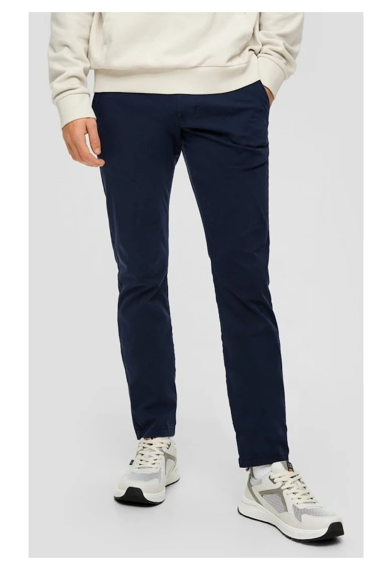 - Pantaloni chino slim fit, Bleumarin inchis