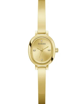 Ceas oval cu bratara, Auriu