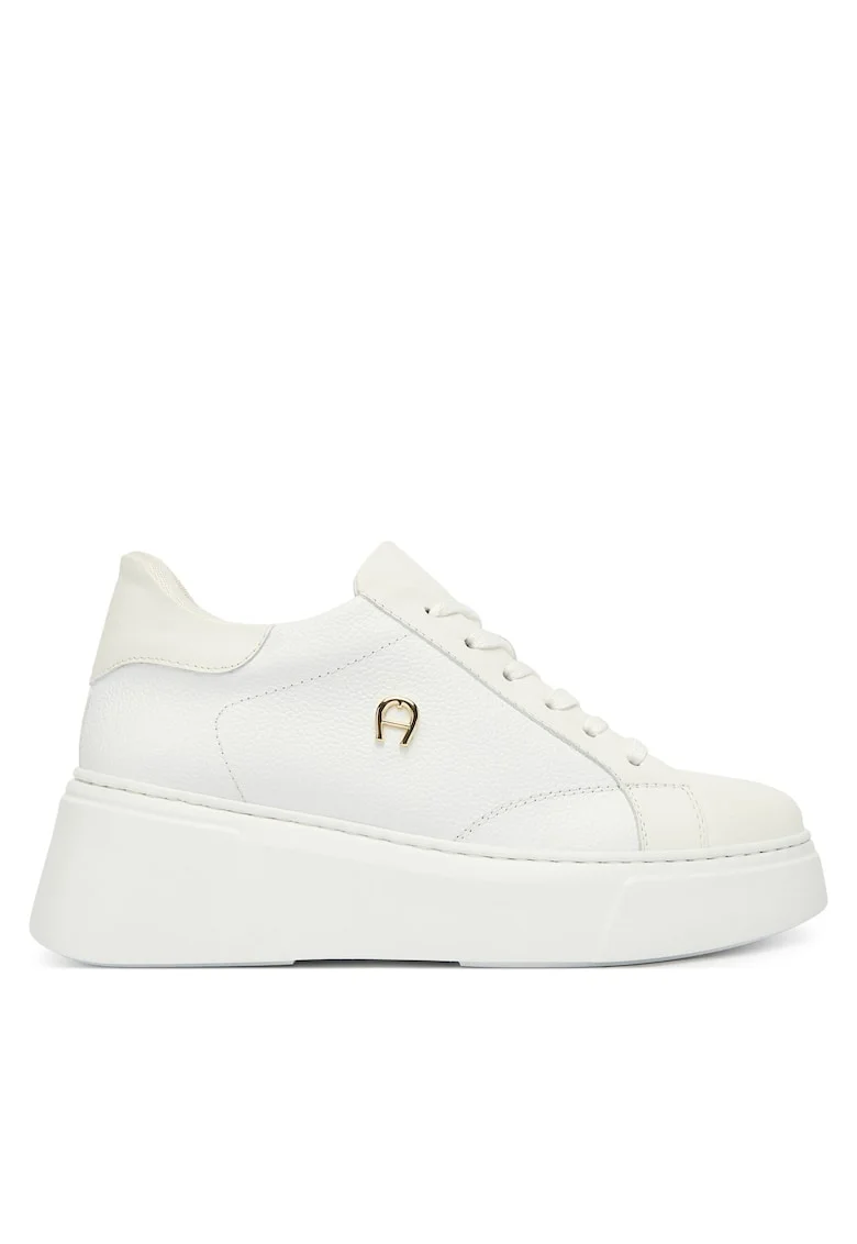 Pantofi sport din piele cu talpa wedge