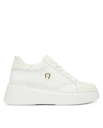 Pantofi sport din piele cu talpa wedge