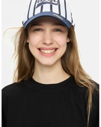 Sapca baseball unisex cu dungi Chet, Bleumarin