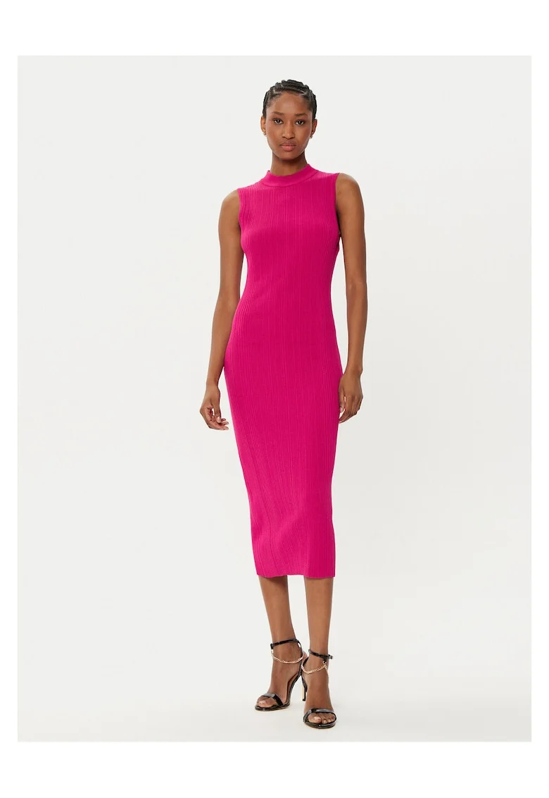 Rochie tricotata de dama  roz