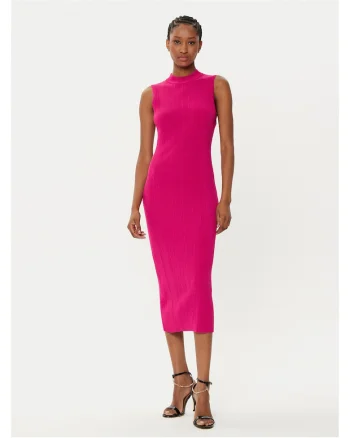 Rochie tricotata de dama  roz