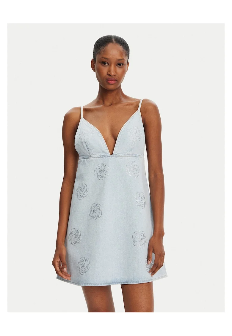 Rochie din denim,  albastru