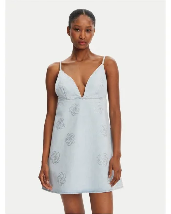 Rochie din denim,  albastru