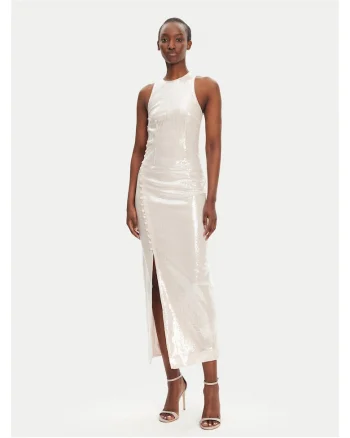 Rochie de seara,  culoare ecru