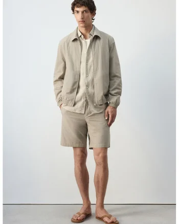 Bermude chino cu croiala slim-fit, Bej