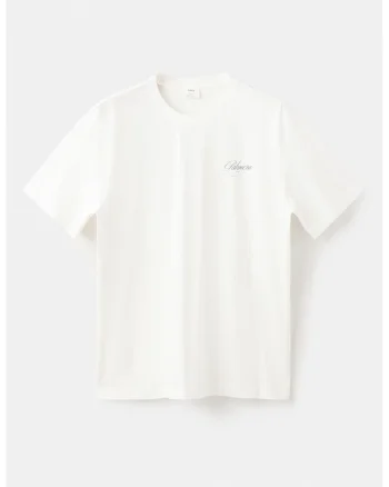 Tricou de bumbac cu decolteu la baza gatului, Alb murdar