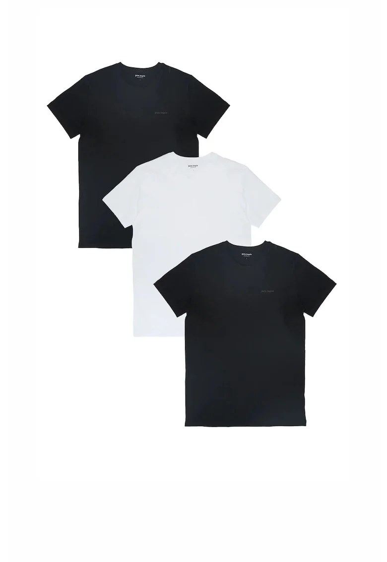 Tricouri barbati, Set 3 bucati,  Underwear, Alb/Negru
