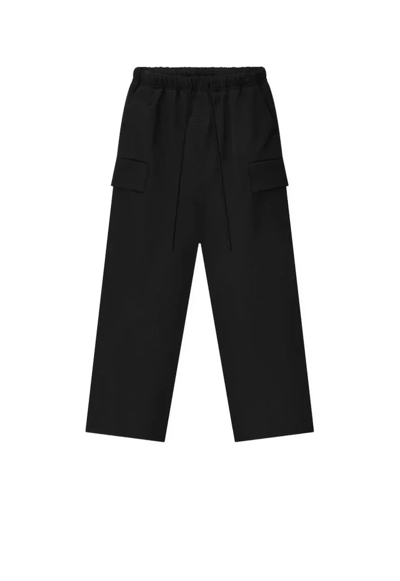 Pantaloni barbati,  Essentials Bonded, Negru