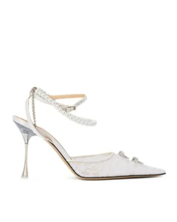 Pantofi dama,  Matilda Flower High, White