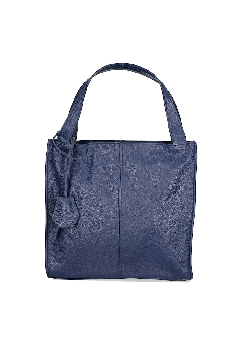 Geanta tote din piele Aelia, Albastru
