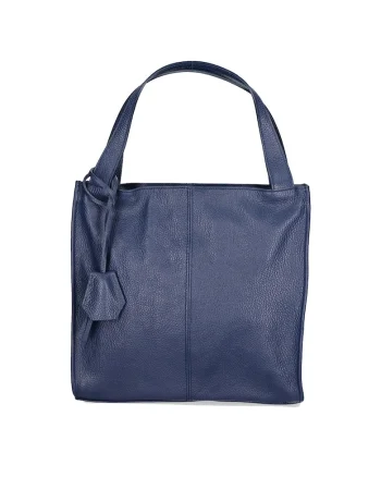 Geanta tote din piele Aelia, Albastru