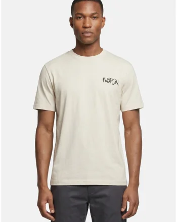 Tricou cu decolteu la baza gatului Auraudio, Bej