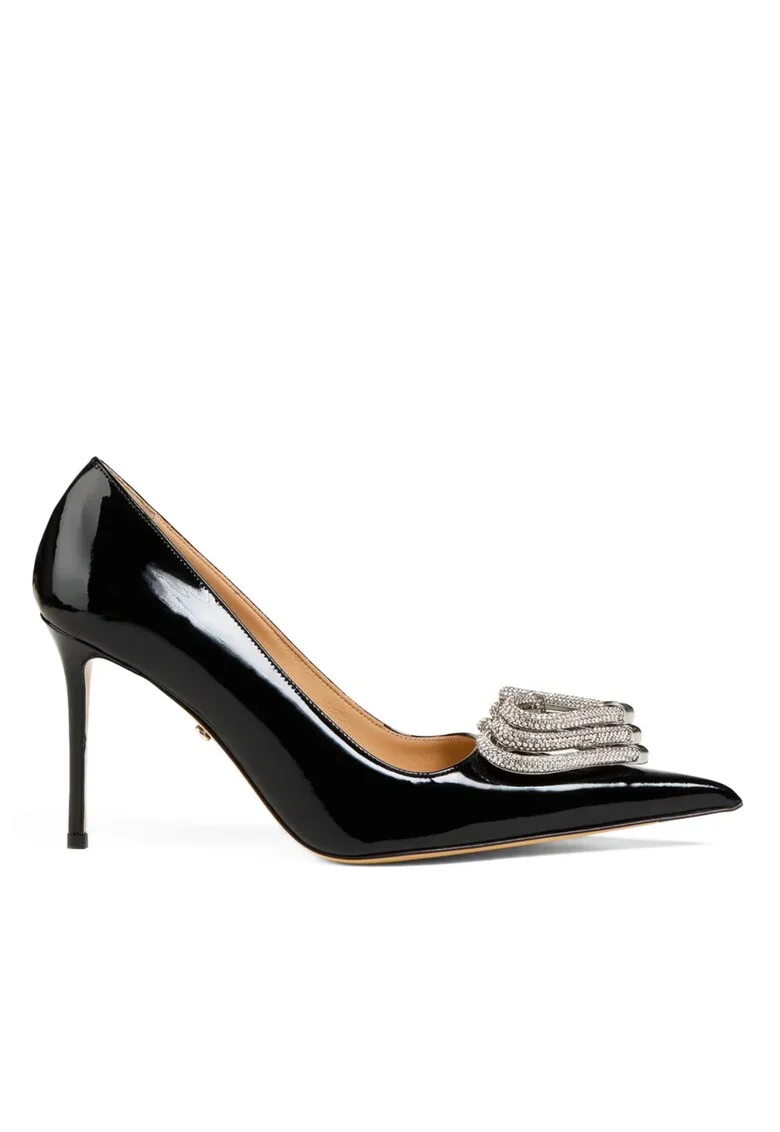 Pantofi dama,  Triple Heart, Negru, Negru