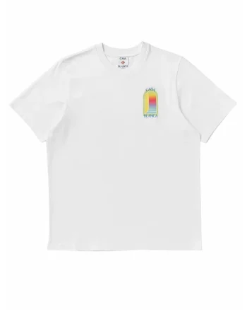 Tricou barbati,  L'Arche, Bumbac, Alb