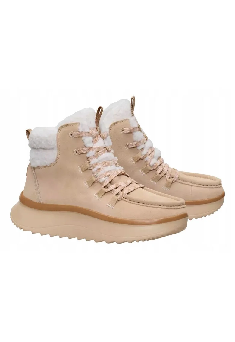 Ghete Chelsea  Wendy Peak Apres Suede piele intoarsa, maro, Bej