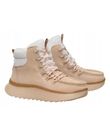 Ghete Chelsea  Wendy Peak Apres Suede piele intoarsa, maro, Bej