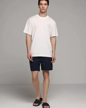 Short Barbati Albastru Marin Slim, Ocean Blue