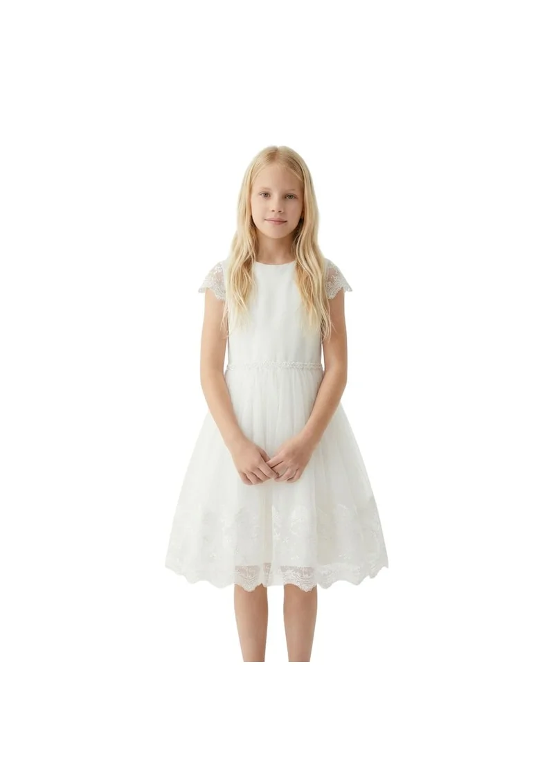 Rochie fete,  Mavy, Dantela si Tul, Crem, Crem