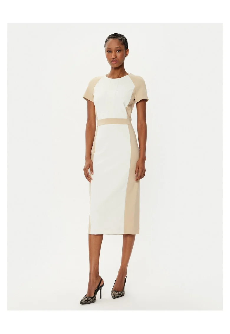 Rochie de cocktail dama  ecru