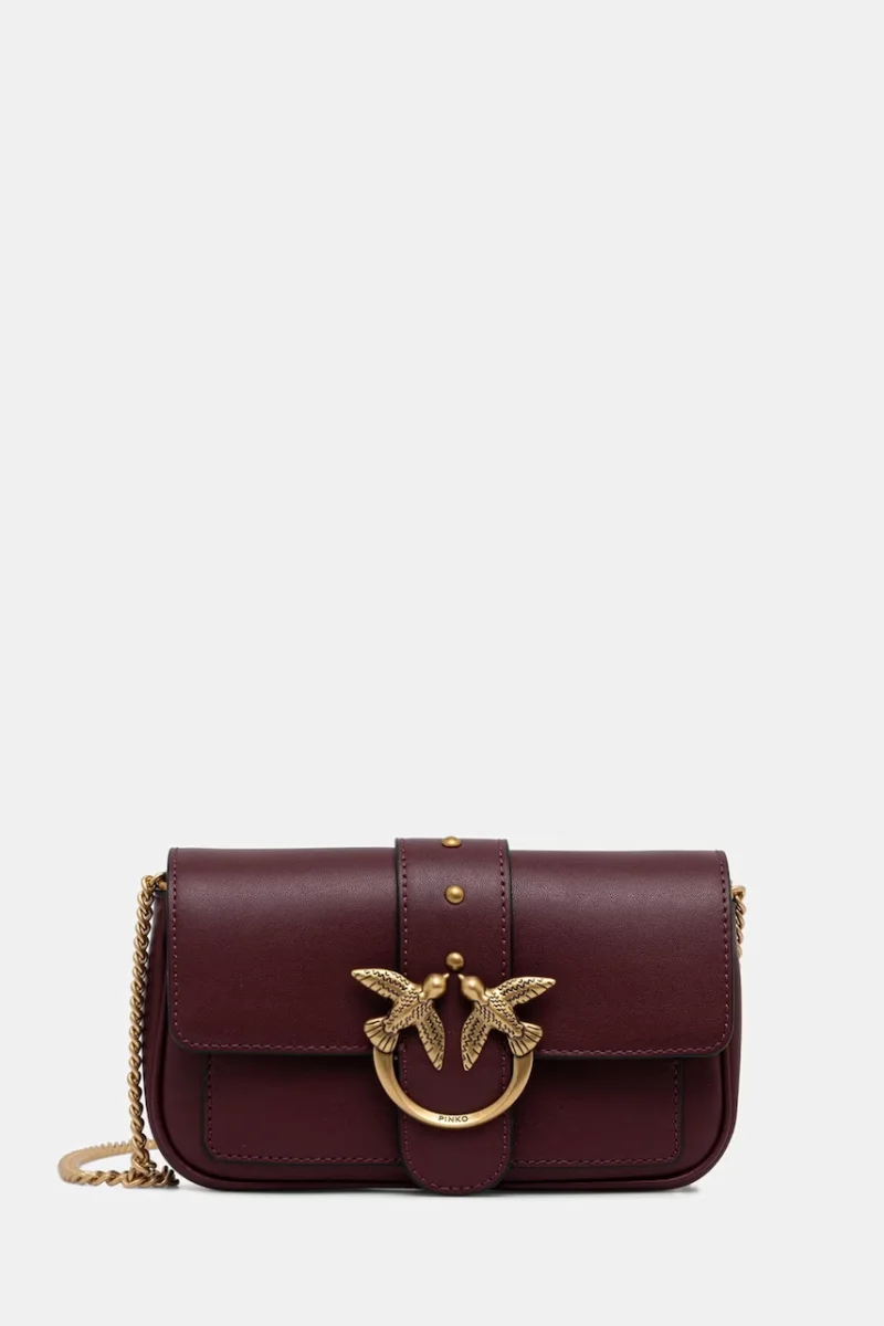 Pinko geantă crossbody pentru femei din piele