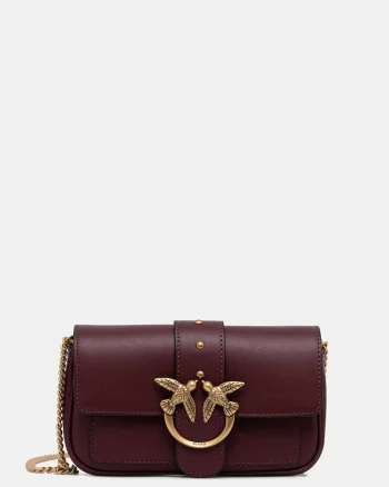 Pinko geantă crossbody pentru femei din piele