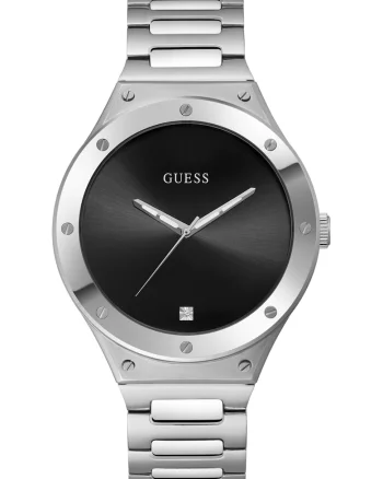 Ceas quartz cu un diamant, Argintiu