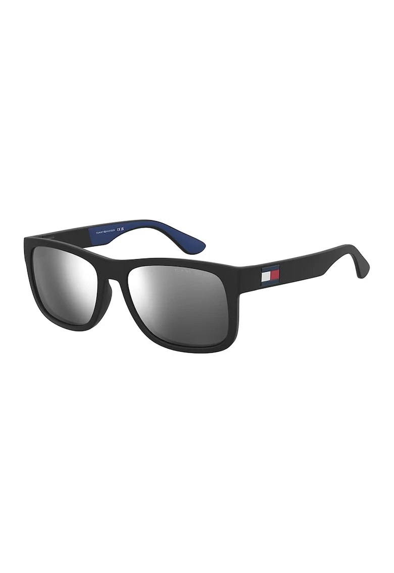 Ochelari de soare dreptunghiulari, Rosu/Negru/Alb optic