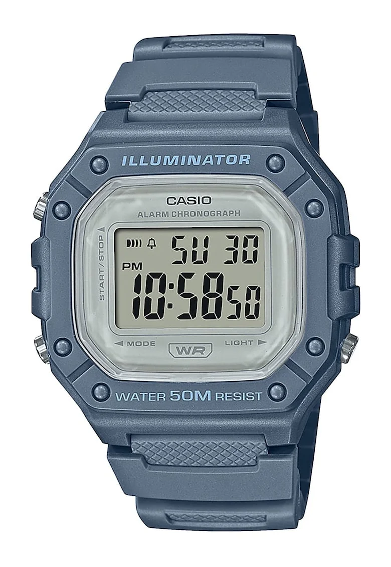 Ceas digital unisex, Albastru prafuit