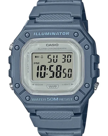 Ceas digital unisex, Albastru prafuit