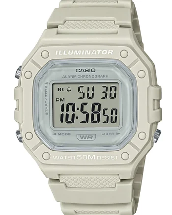 Ceas digital unisex G-Shock, Bej deschis