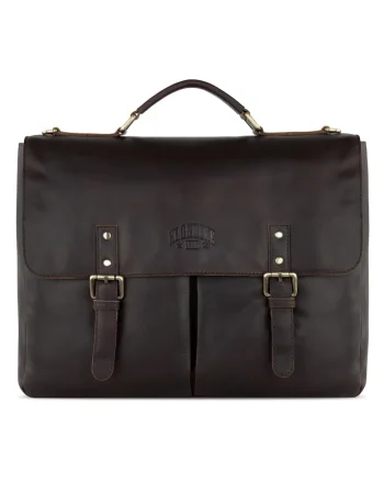 Geanta barbati tip messenger,  KD1316, 39 x 30 x 10 cm, maro