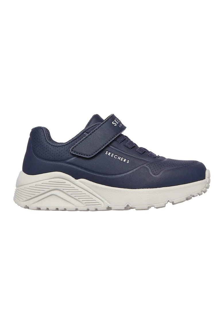 Pantofi sport de piele ecologica Uno Lite Vendox, Bleumarin