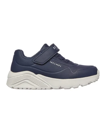 Pantofi sport de piele ecologica Uno Lite Vendox, Bleumarin