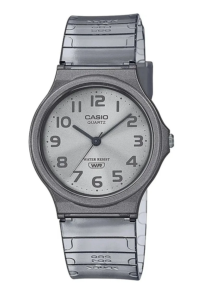 Ceas analog rotund, Transparent