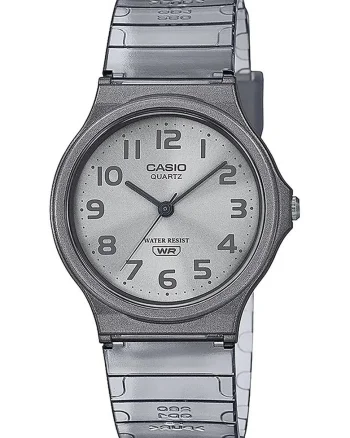 Ceas analog rotund, Transparent