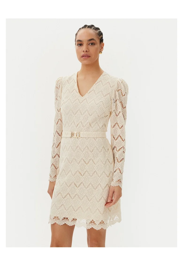 Rochie de cocktail  bej