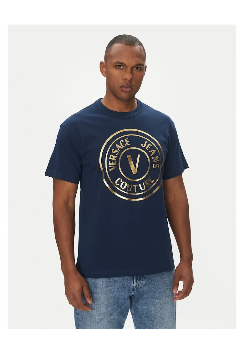 Tricou barbati  bumbac, albastru