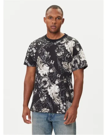 Tricou barbati  negru/gri, bumbac