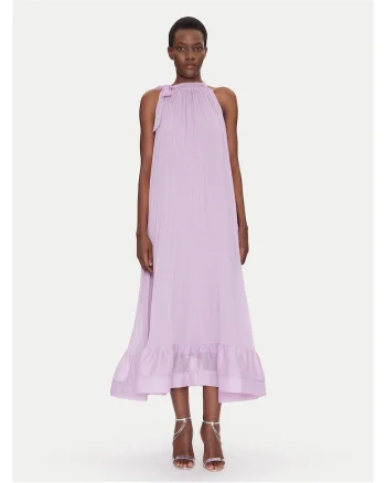 Rochie de cocktail,  violet, fabrica usoara