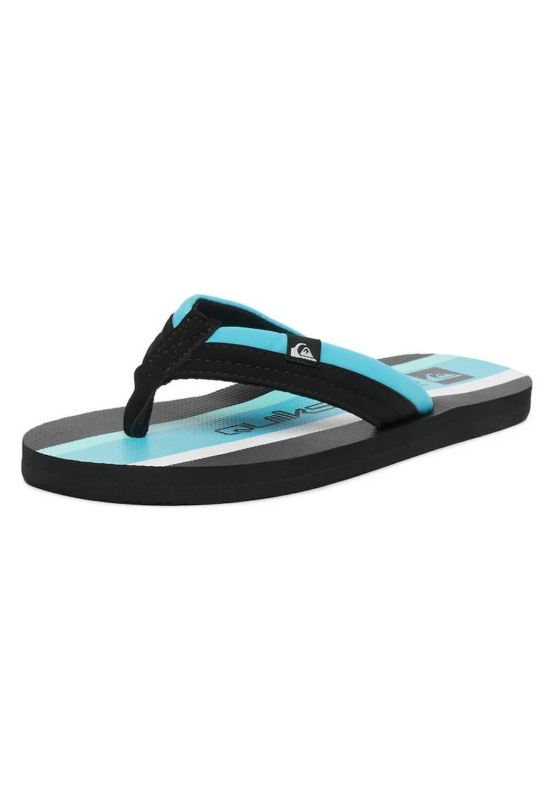 Slapi copii  negru, piele, confortabili, usor de incaltat,