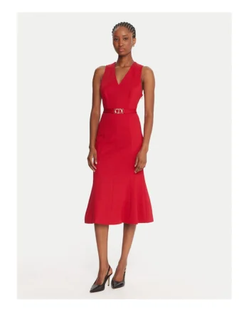 Rochie de cocktail pentru femei  rosu