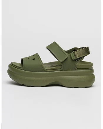 Sandale flatform Soho, Verde feriga,